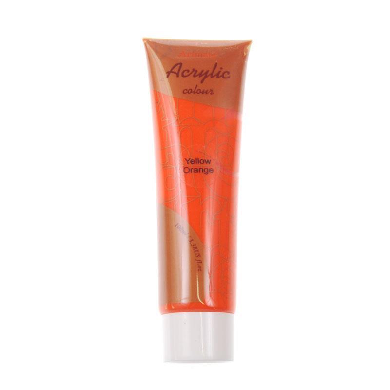 Phoenix ακρυλικό χρώμα 301 orange yellow, σωληνάριο 100ml 1 Phoenix ακρυλικό χρώμα 301 orange yellow, σωληνάριο 100ml