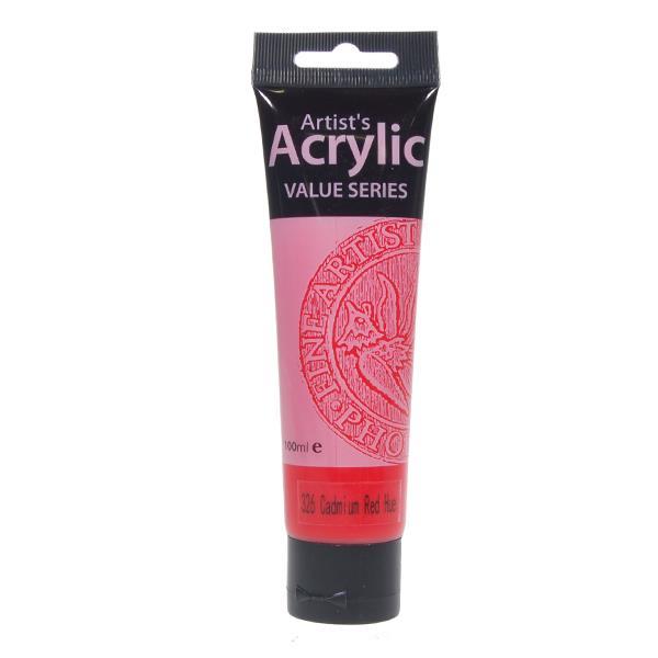 Phoenix ακρυλικό χρώμα 326 cad red hue, σωληνάριο 100ml 1 Phoenix ακρυλικό χρώμα 326 cad red hue, σωληνάριο 100ml