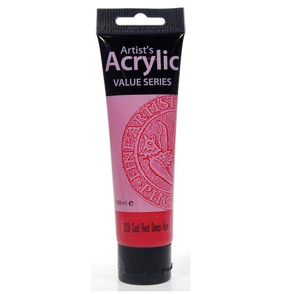 Phoenix ακρυλικό χρώμα 328 cad red deep hue, σωληνάριο 100ml 1 Phoenix ακρυλικό χρώμα 328 cad red deep hue, σωληνάριο 100ml