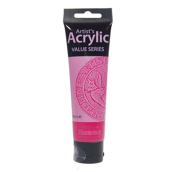Phoenix ακρυλικό χρώμα 333 quinacridone rose light, σωληνάριο 100ml 1 Phoenix ακρυλικό χρώμα 333 quinacridone rose light, σωληνάριο 100ml