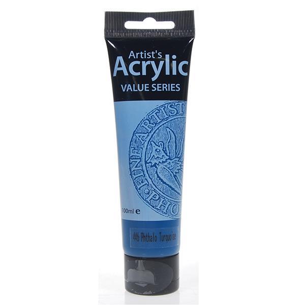 Phoenix ακρυλικό χρώμα 446 phthalo turquoise, σωληνάριο 100ml 1 Phoenix ακρυλικό χρώμα 446 phthalo turquoise, σωληνάριο 100ml