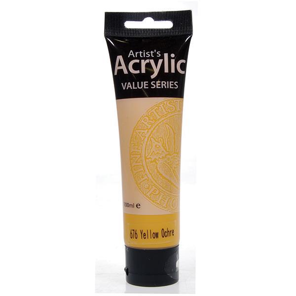 Phoenix ακρυλικό χρώμα 676 yellow ochre, σωληνάριο 100ml 1 Phoenix ακρυλικό χρώμα 676 yellow ochre, σωληνάριο 100ml