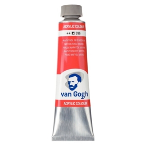 Talens van gogh ακρυλικό χρώμα 396 naphthol red medium 40ml