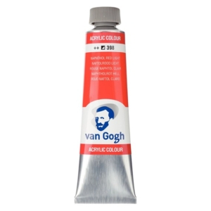 Talens van gogh ακρυλικό χρώμα 398 naphthol red light 40ml