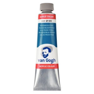 Talens van gogh ακρυλικό χρώμα 566 prussian blue phthalo 40ml