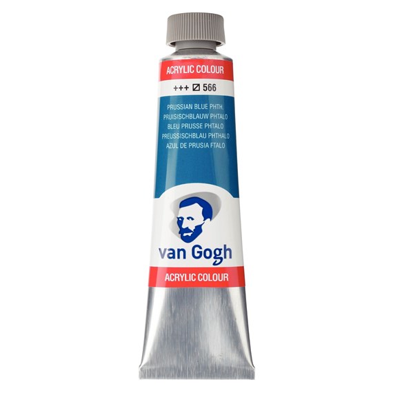 Talens van gogh ακρυλικό χρώμα 566 prussian blue phthalo 40ml 1 Talens van gogh ακρυλικό χρώμα 566 prussian blue phthalo 40ml