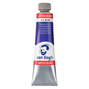 Talens van gogh ακρυλικό χρώμα 568 permanent blue violet 40ml
