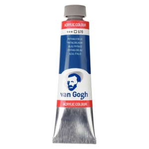 Talens van gogh ακρυλικό χρώμα 570 phthalo blue 40ml