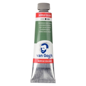 Talens van gogh ακρυλικό χρώμα 668 chromium oxide green 40ml