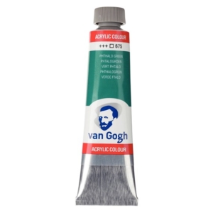 Talens van gogh ακρυλικό χρώμα 675 phthalo green 40ml