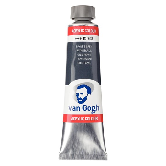 Talens van gogh ακρυλικό χρώμα708 panye's grey 40ml 1 Talens van gogh ακρυλικό χρώμα708 panye's grey 40ml