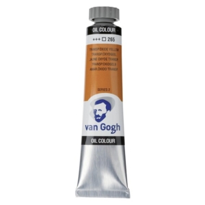 Talens van gogh χρώμα λαδιού 265 transparent oxide yellow 20ml