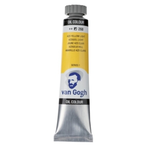 Talens van gogh χρώμα λαδιού 268 azo yellow light 20ml