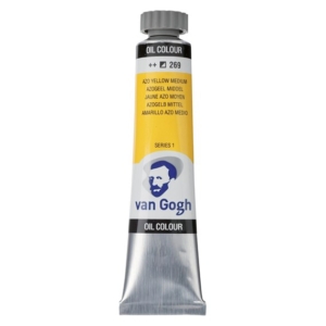 Talens van gogh χρώμα λαδιού 269 azo yellow medium 20ml