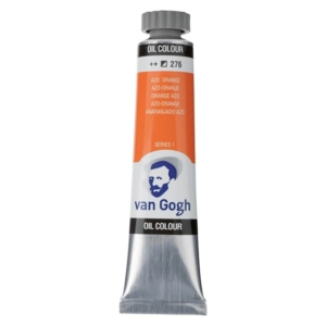 Talens van gogh χρώμα λαδιού 276 orange azo 20ml