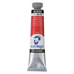 Talens van gogh χρώμα λαδιού 306 cadmium red deep 20ml