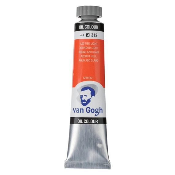Talens van gogh χρώμα λαδιού 312 red light azo 20ml 1 Talens van gogh χρώμα λαδιού 312 red light azo 20ml