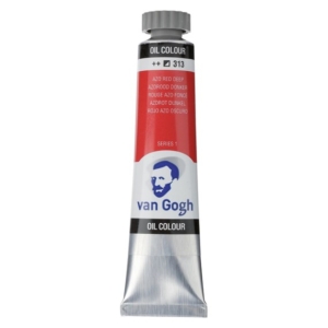 Talens van gogh χρώμα λαδιού 313 red deep azo 20ml