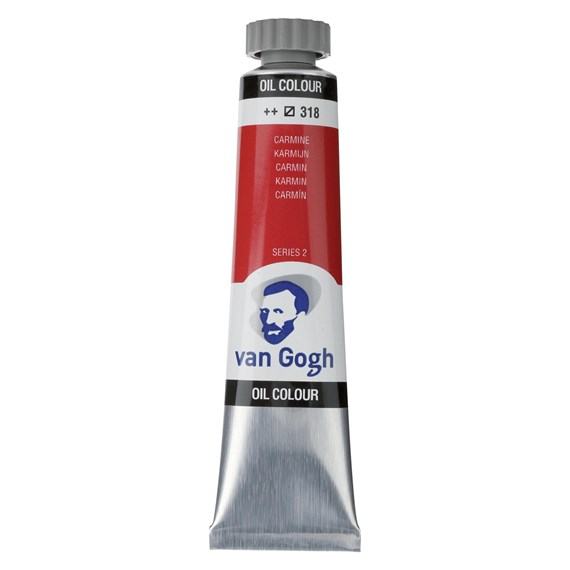 Talens van gogh χρώμα λαδιού 318 carmine 20ml 1 Talens van gogh χρώμα λαδιού 318 carmine 20ml