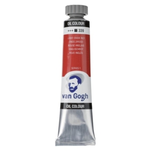Talens van gogh χρώμα λαδιού 339 light oxide red 20ml