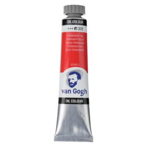 Talens van gogh χρώμα λαδιού 372 permanent red 20ml