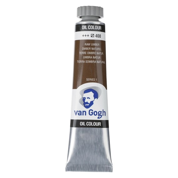 Talens van gogh χρώμα λαδιού 408 raw umber 20ml 1 Talens van gogh χρώμα λαδιού 408 raw umber 20ml