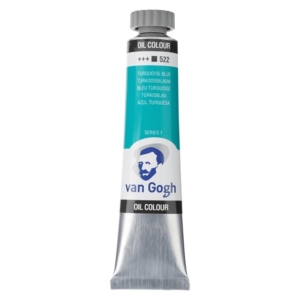 Talens van gogh χρώμα λαδιού 522 turquoise blue 20ml