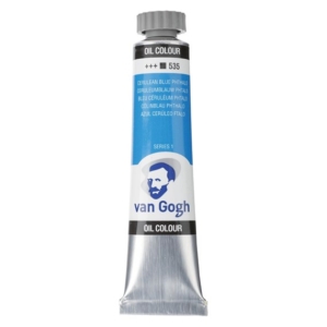 Talens van gogh χρώμα λαδιού 535 cerulean blue 20ml
