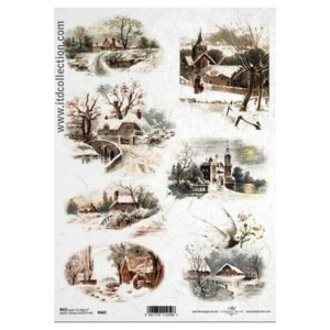 Ριζόχαρτο ITD Χριστουγεννιάτικο, 21x29cm, R463