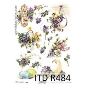 Ριζόχαρτο πασχαλινό ITD Collection, 21x29cm, R484