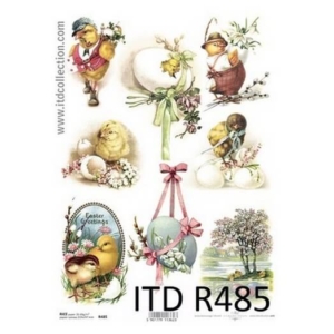 Ριζόχαρτο πασχαλινό ITD Collection, 21x29cm, R485