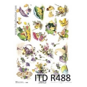 Ριζόχαρτο πασχαλινό ITD Collection, 21x29cm, R488