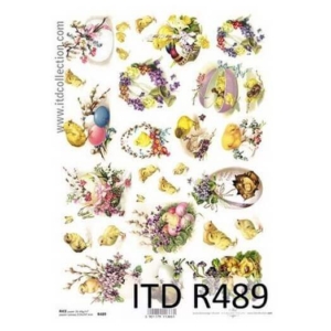 Ριζόχαρτο πασχαλινό ITD Collection, 21x29cm, R489