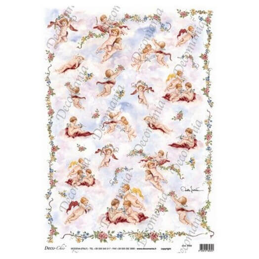 Ριζόχαρτο Decomania για Decoupage 30Χ40cm, 5308 1 Ριζόχαρτο Decomania για Decoupage 30Χ40cm, 5308