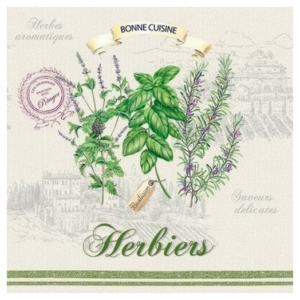 Χαρτοπετσέτα για Decoupage, 1 τεμ. 414 HERB