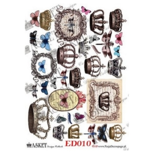 Χαρτί Decoupage Asket 30x40cm, ED010