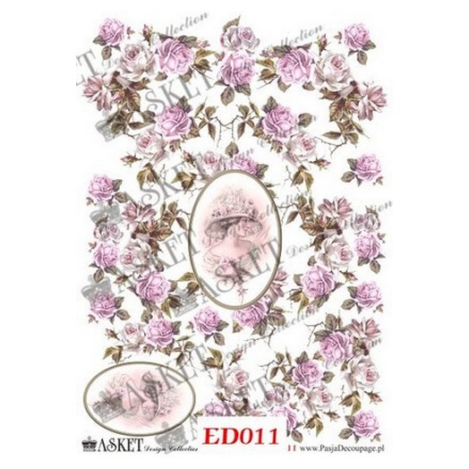 Χαρτί Decoupage Asket 30x40cm, ED011 1 Χαρτί Decoupage Asket 30x40cm, ED011
