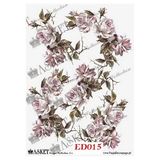 Χαρτί Decoupage Asket 30x40cm, ED015 1 Χαρτί Decoupage Asket 30x40cm, ED015