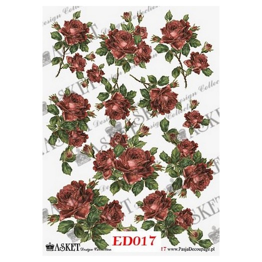 Χαρτί Decoupage Asket 30x40cm, ED017 1 Χαρτί Decoupage Asket 30x40cm, ED017