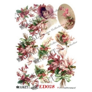 Χαρτί Decoupage Asket 30x40cm, ED028