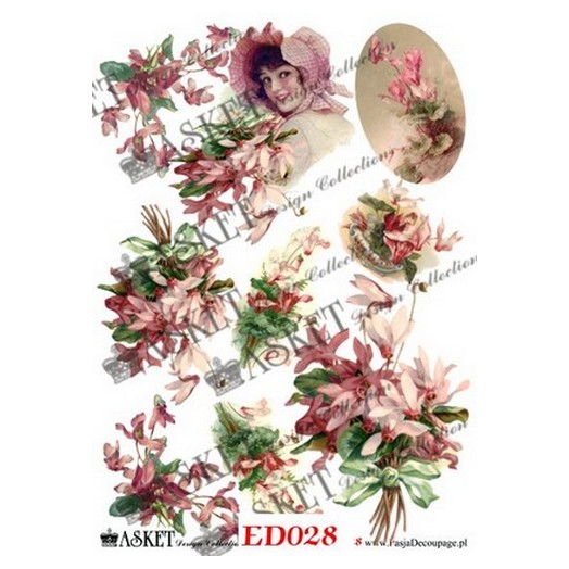Χαρτί Decoupage Asket 30x40cm, ED028 1 Χαρτί Decoupage Asket 30x40cm, ED028