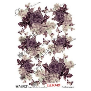 Χαρτί Decoupage Asket 30x40cm, ED049
