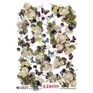 Χαρτί Decoupage Asket 30x40cm, ED059