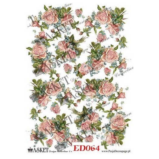 Χαρτί Decoupage Asket 30x40cm, ED064 1 Χαρτί Decoupage Asket 30x40cm, ED064