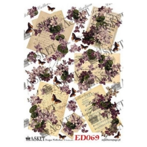 Χαρτί Decoupage Asket 30x40cm, ED069