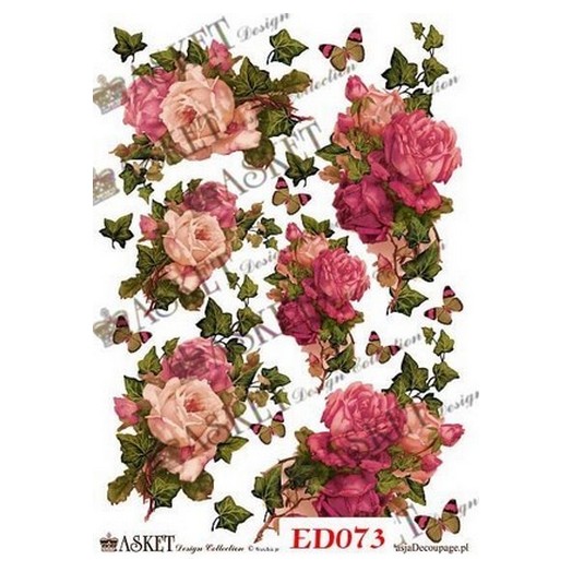Χαρτί Decoupage Asket 30x40cm, ED073 1 Χαρτί Decoupage Asket 30x40cm, ED073
