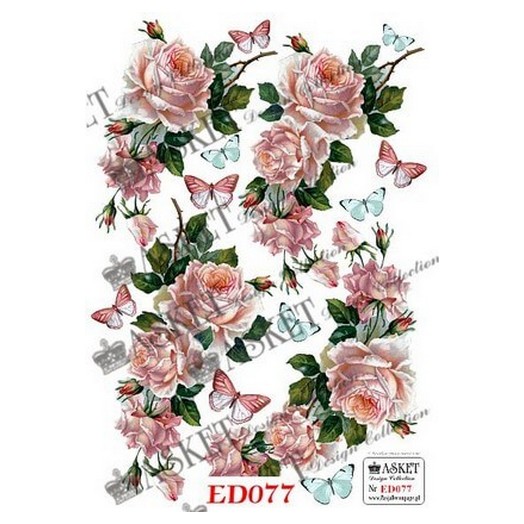 Χαρτί Decoupage Asket 30x40cm, ED077 1 Χαρτί Decoupage Asket 30x40cm, ED077