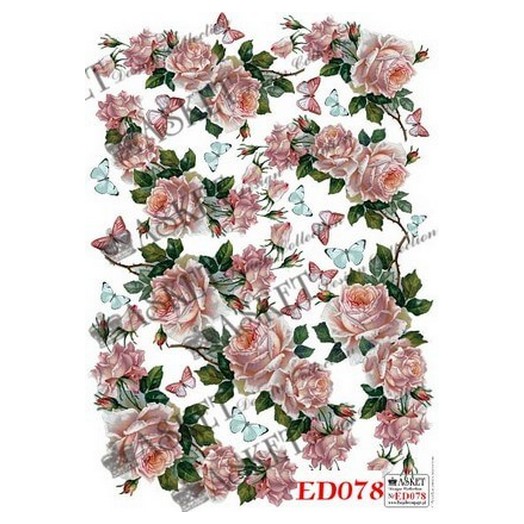 Χαρτί Decoupage Asket 30x40cm, ED078 1 Χαρτί Decoupage Asket 30x40cm, ED078