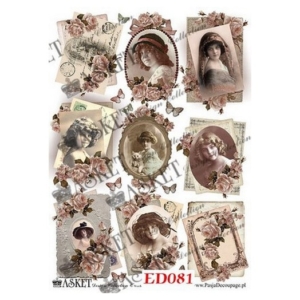 Χαρτί Decoupage Asket 30x40cm, ED081