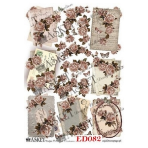 Χαρτί Decoupage Asket 30x40cm, ED082